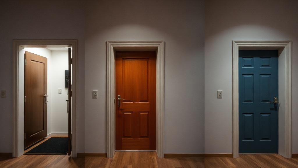 Photos of the entrance doors to an apartment - photos in a multi-apartment building.фото