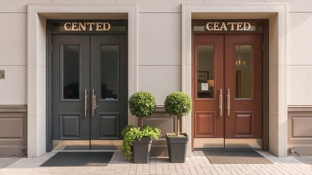 Photo of the apartment's entrance doors.фото