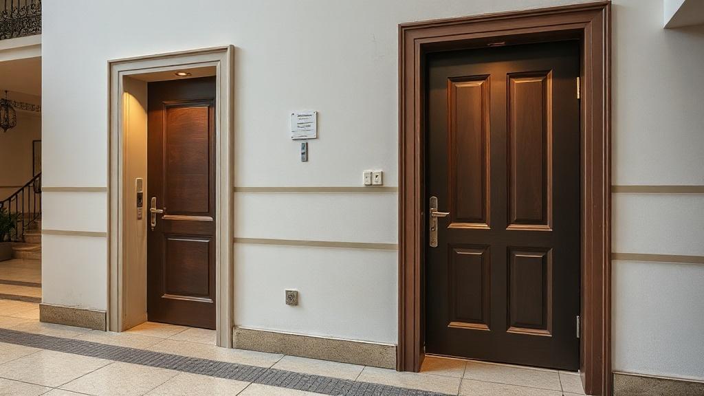 Photos of the entrance doors to an apartment - photos in a multi-apartment building.фото